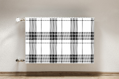 Heizkörperverkleidung magnetisch Plaidmuster