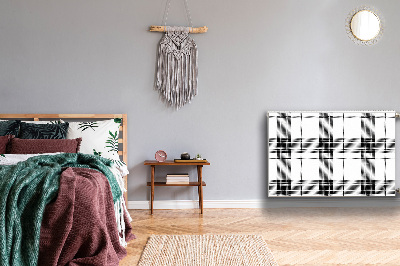 Heizkörperverkleidung magnetisch Plaidmuster