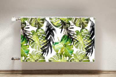 Magnet Heizkörperverkleidung Aquarellblätter