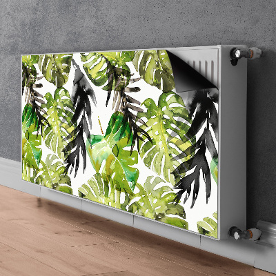 Magnet Heizkörperverkleidung Aquarellblätter