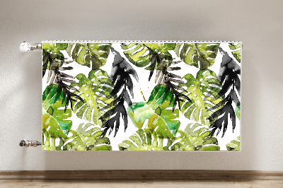 Magnet Heizkörperverkleidung Aquarellblätter