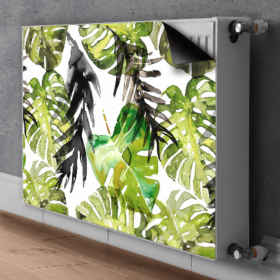 Magnet Heizkörperverkleidung Aquarellblätter