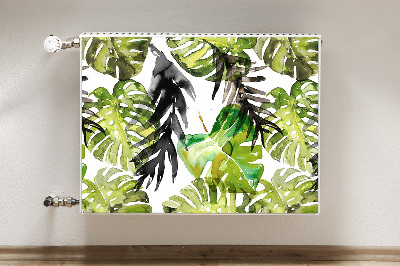 Magnet Heizkörperverkleidung Aquarellblätter