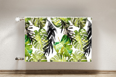 Magnet Heizkörperverkleidung Aquarellblätter