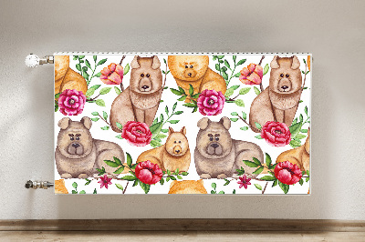 Magnet Heizkörperverkleidung Chow-chow-hunde