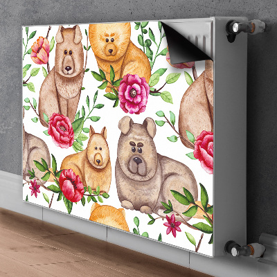 Magnet Heizkörperverkleidung Chow-chow-hunde