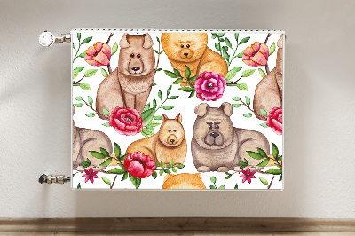 Magnet Heizkörperverkleidung Chow-chow-hunde