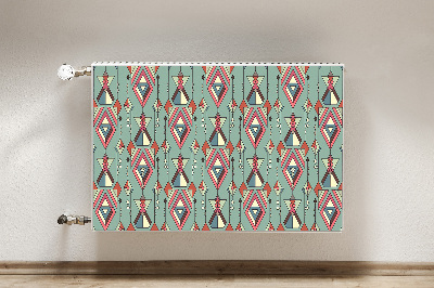 Magnet Heizkörperverkleidung Aztec-muster