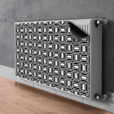 Heizkörperverkleidung magnetisch Geometrisches muster