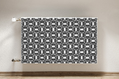 Heizkörperverkleidung magnetisch Geometrisches muster