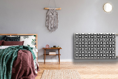 Heizkörperverkleidung magnetisch Geometrisches muster