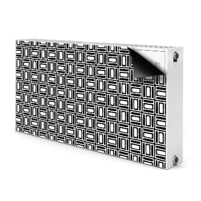 Heizkörperverkleidung magnetisch Geometrisches muster
