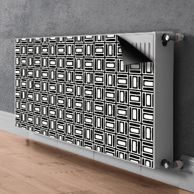 Heizkörperverkleidung magnetisch Geometrisches muster