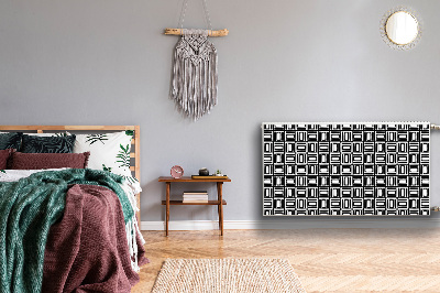 Heizkörperverkleidung magnetisch Geometrisches muster