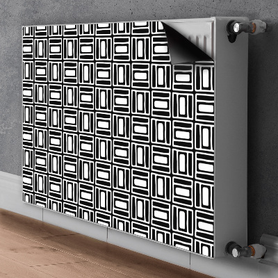 Heizkörperverkleidung magnetisch Geometrisches muster