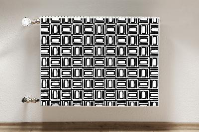 Heizkörperverkleidung magnetisch Geometrisches muster