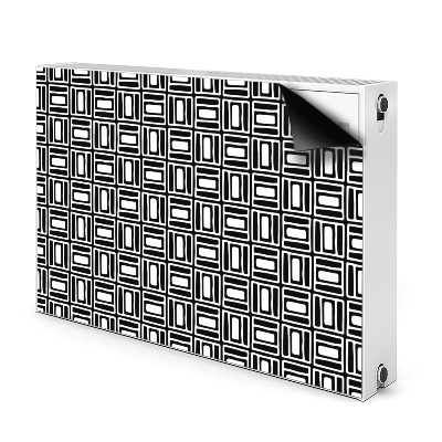 Heizkörperverkleidung magnetisch Geometrisches muster