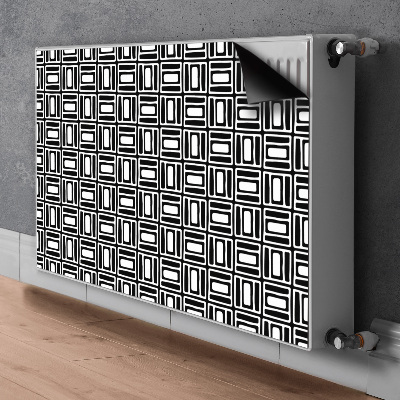 Heizkörperverkleidung magnetisch Geometrisches muster