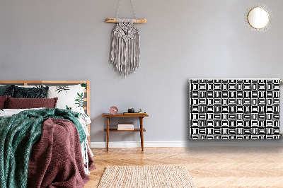 Heizkörperverkleidung magnetisch Geometrisches muster
