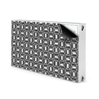 Heizkörperverkleidung magnetisch Geometrisches muster