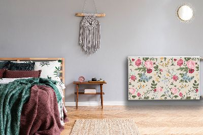 Heizkörperverkleidung magnet Farbenfrohe blumen