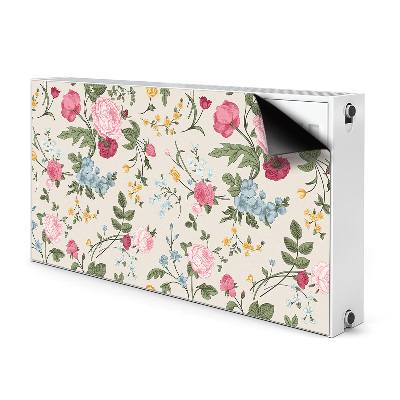 Heizkörperverkleidung magnet Farbenfrohe blumen