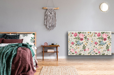 Heizkörperverkleidung magnet Farbenfrohe blumen