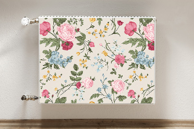 Heizkörperverkleidung magnet Farbenfrohe blumen