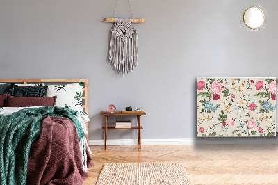 Heizkörperverkleidung magnet Farbenfrohe blumen