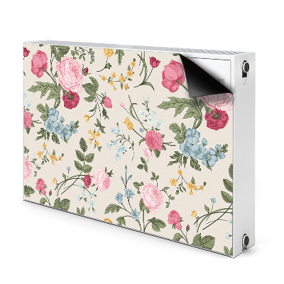 Heizkörperverkleidung magnet Farbenfrohe blumen