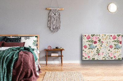 Heizkörperverkleidung magnet Farbenfrohe blumen