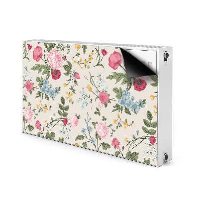 Heizkörperverkleidung magnet Farbenfrohe blumen
