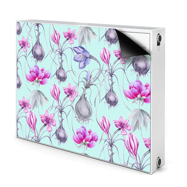 Heizkörperverkleidung magnet Krokus mit zwiebeln