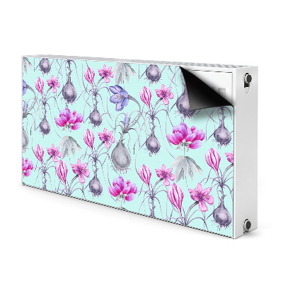 Heizkörperverkleidung magnet Krokus mit zwiebeln