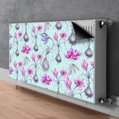 Heizkörperverkleidung magnet Krokus mit zwiebeln
