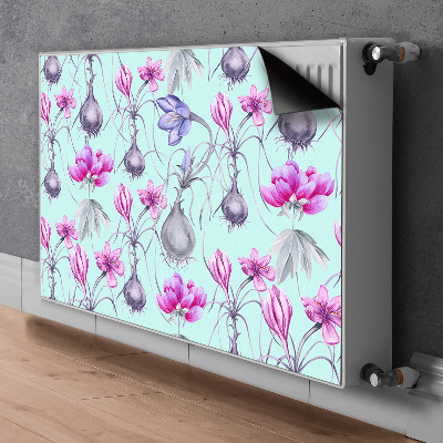 Heizkörperverkleidung magnet Krokus mit zwiebeln