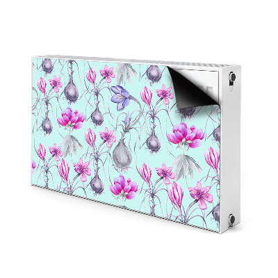 Heizkörperverkleidung magnet Krokus mit zwiebeln