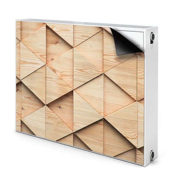 Heizkörperverkleidung magnetisch 3d-muster aus holz