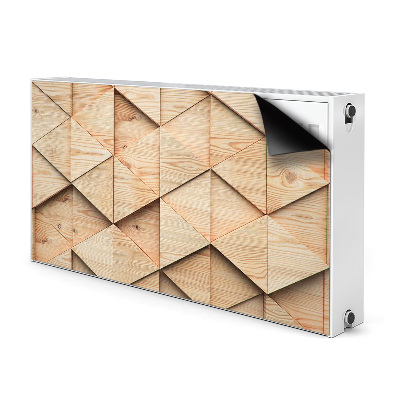 Heizkörperverkleidung magnetisch 3d-muster aus holz