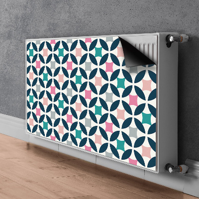 Dekorativer Heizkörpermagnet Pastell-retro-muster