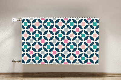 Dekorativer Heizkörpermagnet Pastell-retro-muster