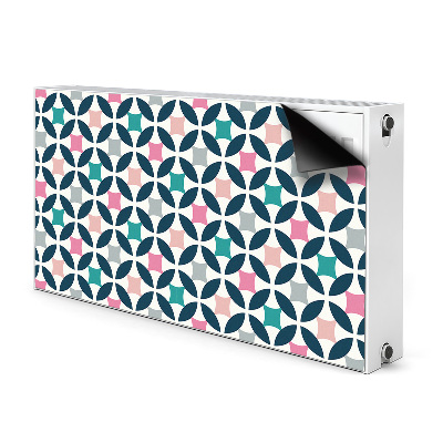 Dekorativer Heizkörpermagnet Pastell-retro-muster