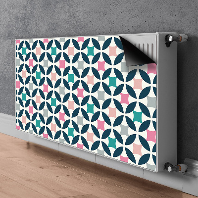 Dekorativer Heizkörpermagnet Pastell-retro-muster