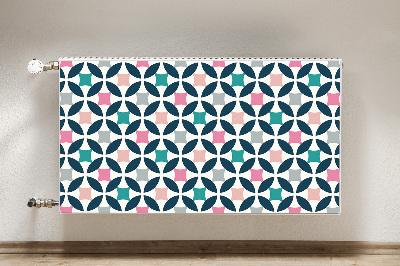 Dekorativer Heizkörpermagnet Pastell-retro-muster