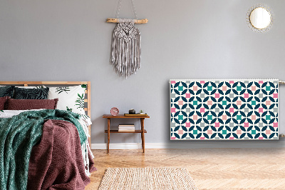 Dekorativer Heizkörpermagnet Pastell-retro-muster