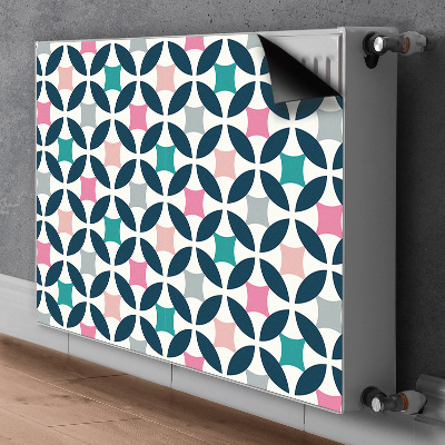 Dekorativer Heizkörpermagnet Pastell-retro-muster