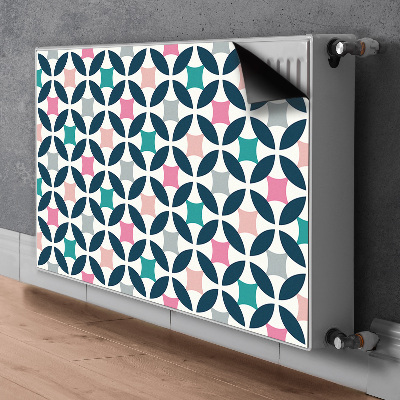 Dekorativer Heizkörpermagnet Pastell-retro-muster