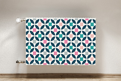 Dekorativer Heizkörpermagnet Pastell-retro-muster