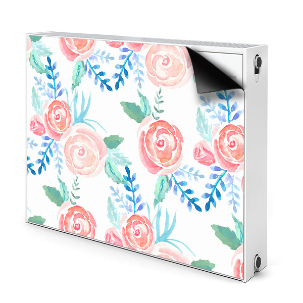 Heizkörperverkleidung magnet Helle blumen