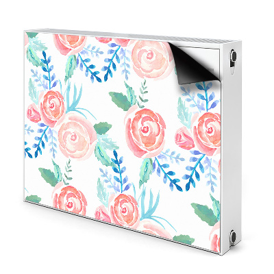 Heizkörperverkleidung magnet Helle blumen